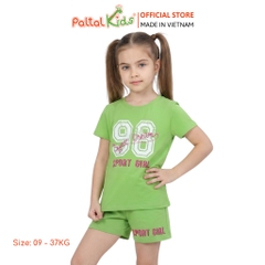 Đồ Bộ Đùi Cotton Mỹ Hình In 96 Bé Gái Cao Cấp - 025 2134