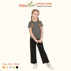 Đồ Bộ Dài Áo Dây Rút Cotton Viscose Bé Gái Cao Cấp - 023 6073