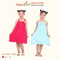 Đầm Dáng A Hai Dây Lanh Lạnh Cao Cấp - 252 8027