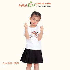 Áo Thun Cotton Mỹ Bé Gái Cao Cấp - 020 1374