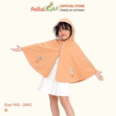 Áo Choàng Cánh Dơi Cotton Melan Bé Gái Cao Cấp - 191 4007
