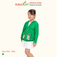 Áo Khoác Tai Thỏ CVC Bé Gái Cao Cấp - 401 4016