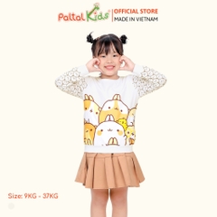 Áo Sweater Cotton Borib Bé Gái Cao Cấp - 020 1383