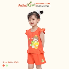 BST Mùa Hạ - Bộ Đùi Tay Ngắn Cotton Mỹ Bé Gái Cao Cấp - 025 5156