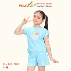 BST Mùa Hạ - Bộ Đùi Tay Ngắn Cotton Mỹ Bé Gái Cao Cấp - 025 5155