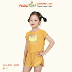 BST Mùa Hạ - Bộ Đùi Tay Ngắn Cotton Mỹ Bé Gái Cao Cấp - 025 5158