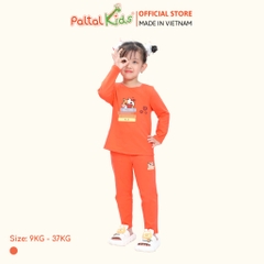 BST Mùa Đông - Đồ Bộ Tay Dài Cotton Mỹ Bé Gái Cao Cấp - 023 6025