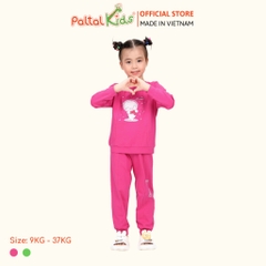 BST Mùa Đông - Đồ Bộ Tay Dài Cotton Mỹ Bé Gái Cao Cấp - 023 6018