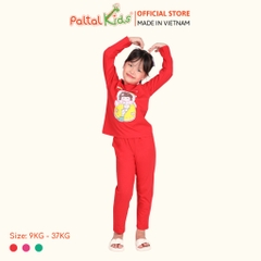 BST Mùa Đông - Đồ Bộ Tay Dài Cotton Mỹ Bé Gái Cao Cấp - 023 6021