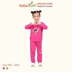 BST Mùa Đông - Bộ Dài Tay Dài Cotton Mỹ Bé Gái Cao Cấp - 023 6034