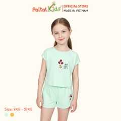 BST Mùa Hạ - Bộ Đùi Tay Ngắn Cotton Mỹ Bé Gái Cao Cấp - 025 2048