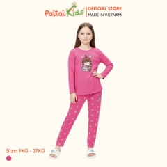 BST Mùa Đông - Bộ Dài Tay Dài Cotton Mỹ Bé Gái Cao Cấp - 023 6088