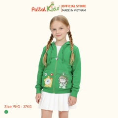 Áo Khoác Tai Thỏ CVC Bé Gái Cao Cấp - 401 4016