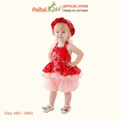 Set Yếm Hạc Lụa Latin Cách Tân Bé Gái Cao Cấp - 533 6095