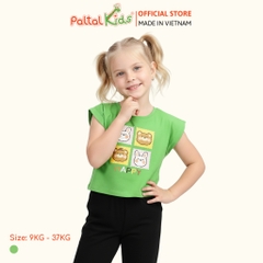 Áo Croptop Cotton Mỹ Bé Gái Cao Cấp - 020 1370