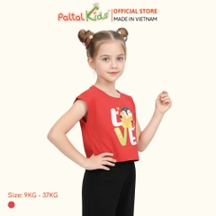 Áo Croptop Cotton Mỹ Bé Gái Cao Cấp - 020 1369