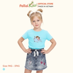 Áo Thun Cotton Mỹ Bé Gái Cao Cấp - 020 1364