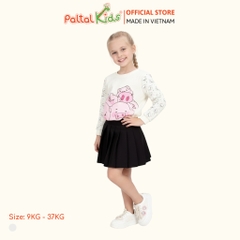 Áo Sweater Cotton Borib Bé Gái Cao Cấp - 020 1382