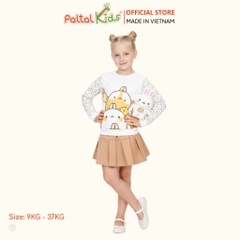Áo Sweater Cotton Borib Bé Gái Cao Cấp - 020 1383