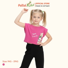 Áo Croptop Cotton Mỹ Bé Gái Cao Cấp - 020 1371