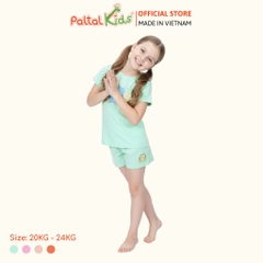 Đồ Bộ Đùi Cơ Bản Cotton Mỹ Bé Gái Cao Cấp - 025 5162 - Size 12