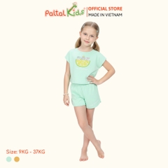 BST Mùa Hạ - Bộ Đùi Tay Ngắn Cotton Mỹ Bé Gái Cao Cấp - 025 5158