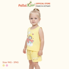 BST Mùa Hạ - Bộ Đùi Tay Ngắn Cotton Mỹ Bé Gái Cao Cấp - 025 5157