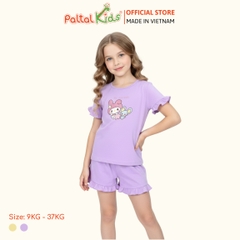 BST Mùa Xuân - Bộ Đùi Tay Ngắn Cotton Mỹ Bé Gái Cao Cấp - 025 5151