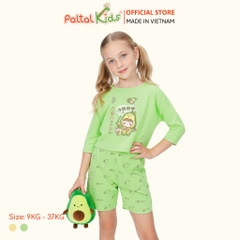 BST Mùa Thu - Bộ Đùi Tay Lỡ Cotton Mỹ Bé Gái Cao Cấp - 025 5195