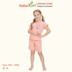 BST Mùa Thu - Bộ Đùi Tay Lỡ Cotton Mỹ Bé Gái Cao Cấp - 025 5198