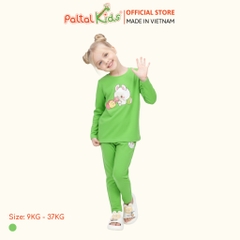 BST Mùa Đông - Đồ Bộ Tay Dài Cotton Mỹ Bé Gái Cao Cấp - 023 6026