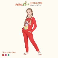 BST Mùa Đông - Đồ Bộ Tay Dài Cotton Mỹ Bé Gái Cao Cấp - 023 6021