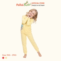 BST Mùa Đông - Đồ Bộ Tay Dài Cotton Mỹ Bé Gái Cao Cấp - 023 6019