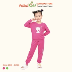 BST Mùa Đông - Đồ Bộ Tay Dài Cotton Mỹ Bé Gái Cao Cấp - 023 6018