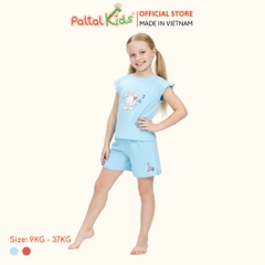 BST Mùa Hạ - Bộ Đùi Tay Ngắn Cotton Mỹ Bé Gái Cao Cấp - 025 2058