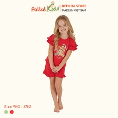 BST Mùa Xuân - Bộ Đùi Tay Ngắn Cotton Mỹ Bé Gái Cao Cấp - 025 2169