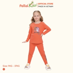 BST Mùa Đông - Bộ Dài Tay Dài Cotton Mỹ Bé Gái Cao Cấp - 023 6089