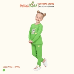 BST Mùa Đông - Bộ Dài Tay Dài Cotton Mỹ Bé Gái Cao Cấp - 023 6081