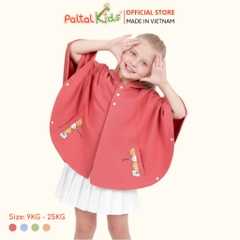 Áo Choàng Cánh Dơi Cotton Melan Bé Gái Cao Cấp - 191 4025