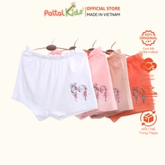 (CHE TÊN SẢN PHẨM) Lẻ 1 Quần Lót Dáng Đùi Cotton Màu Sắc Ngẫu Nhiên Bé Gái Cao Cấp - 027 7302