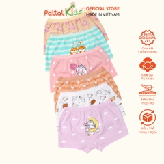 (CHE TÊN SẢN PHẨM) Lẻ 1 Quần Lót Dáng Đùi Cotton Màu Sắc Ngẫu Nhiên Bé Gái Cao Cấp - 027 7339