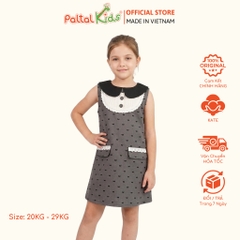 Đầm Dáng A Cổ Sen Nơ Nhí Kate Bé Gái Cao Cấp - 11C 8036