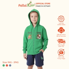 Áo Khoác Cotton TC Chống Nắng Hình In Sóc Chuột Bé Trai Cao Cấp - 431 4024