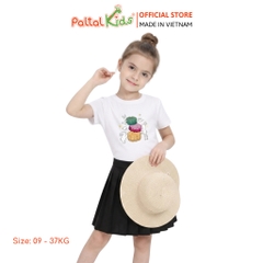 TRUNG THU 2024 - Áo Thun Cotton Mỹ Hình In Chú Thỏ Và Bánh Trung Thu Bé Cao Cấp - 020 1428