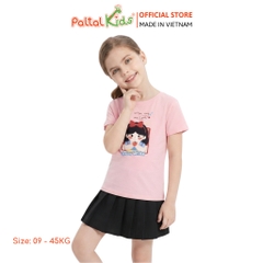 Áo Thun Cotton Mỹ Hình In Công Chúa Bạch Tuyết Bé Gái Cao Cấp - 020 1417