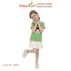 Áo Thun Cotton Mỹ Hình In Công Chúa Bạch Tuyết Bé Gái Cao Cấp - 020 1417