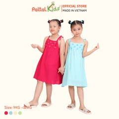 Đầm Dáng A Hai Dây Lanh Lạnh Cao Cấp - 252 8027