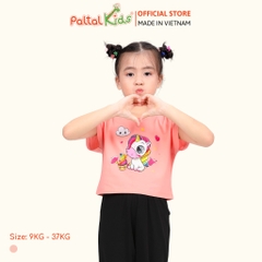 Áo Croptop Cotton Mỹ Bé Gái Cao Cấp - 020 1372