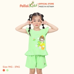 BST Mùa Hạ - Bộ Đùi Tay Ngắn Cotton Mỹ Bé Gái Cao Cấp - 025 5156