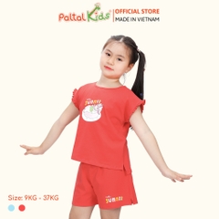 BST Mùa Hạ - Bộ Đùi Tay Ngắn Cotton Mỹ Bé Gái Cao Cấp - 025 5155